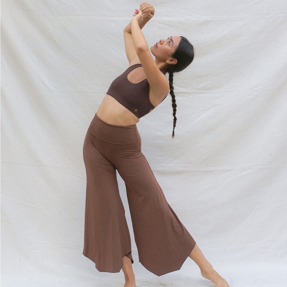 Brown Wide Leg Pants for Women